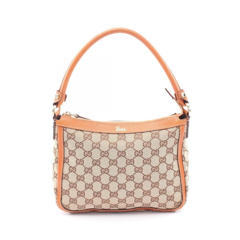 Gucci GG Canvas Handbag Brown